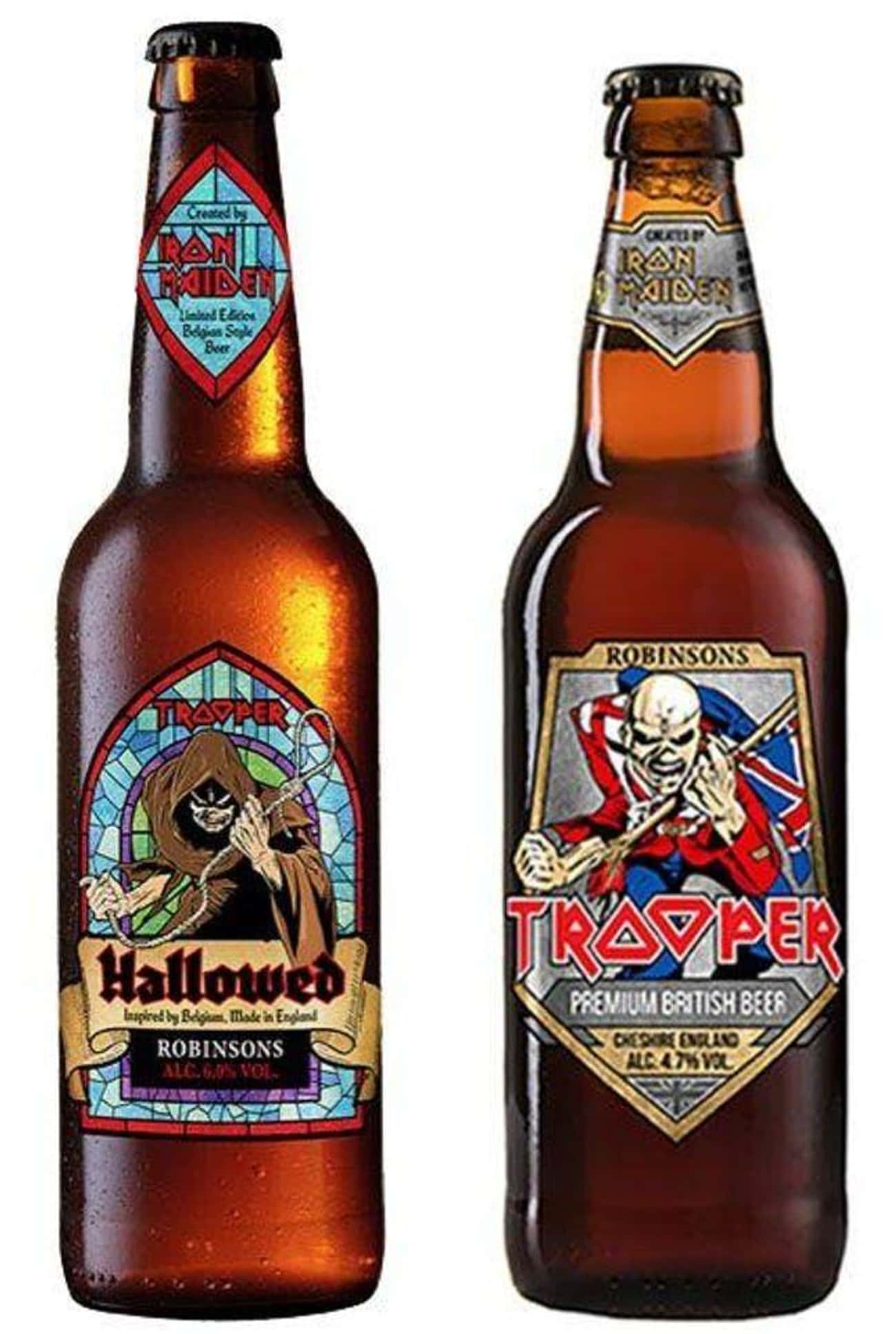 IRON MAIDEN Trooper Ale & Hallowed Belgian Beer