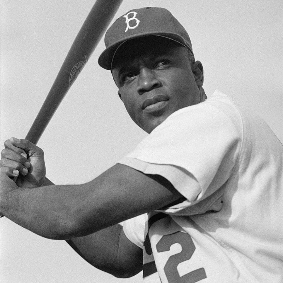 The 50 Best Black Baseball Players Ever Ranked By Fans   Jackie Robinson Photo U16