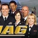 David James Elliott, Catherine Bell, Patrick Labyorteaux   JAG is an American legal drama television show with a distinct U.S. Navy theme, created by Donald P.