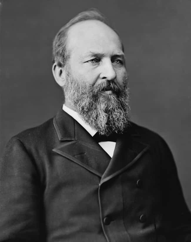 James A. Garfield is listed (or ranked) 20 on the list Every U.S. President & Every Medical Problem They've Ever Had