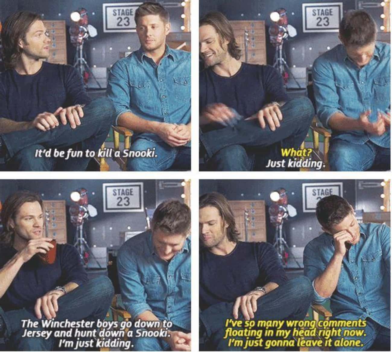 Jensen Has Too Many Dirty Thoughts