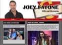 Joey Fatone on Random Celebrities with Weirdest Websites