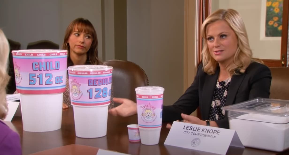 A Child-Size Big Gulp ('Parks And Rec') - 5,920 Calories*
