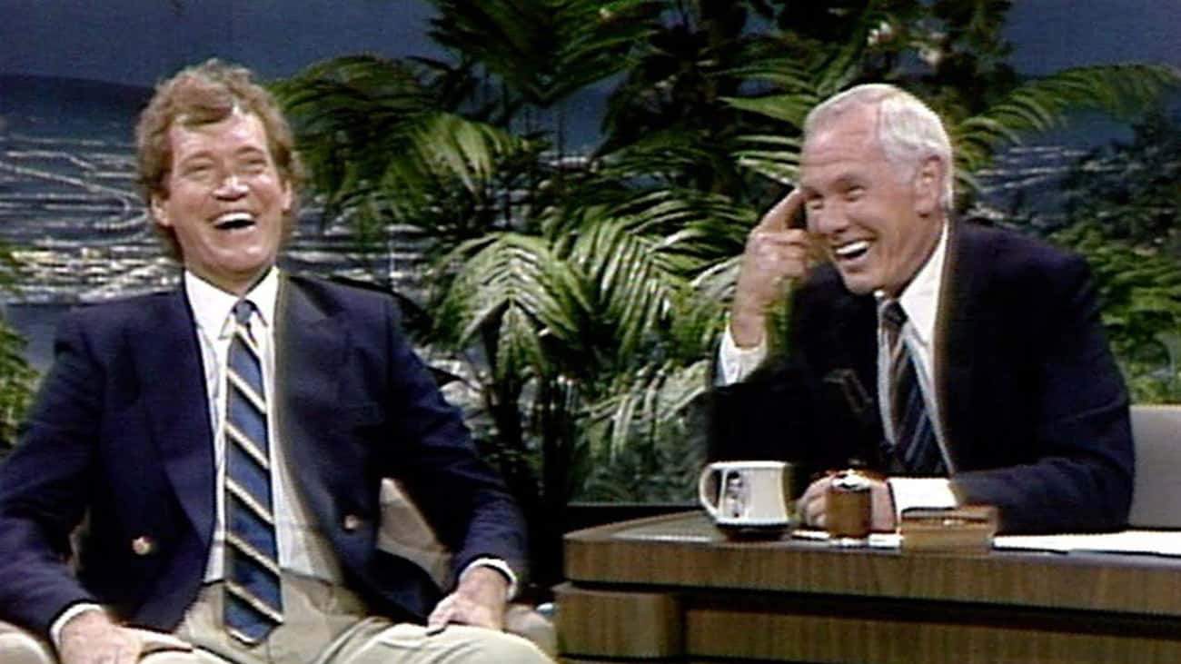 Johnny Carson Sent Jokes To David Letterman After He Retired