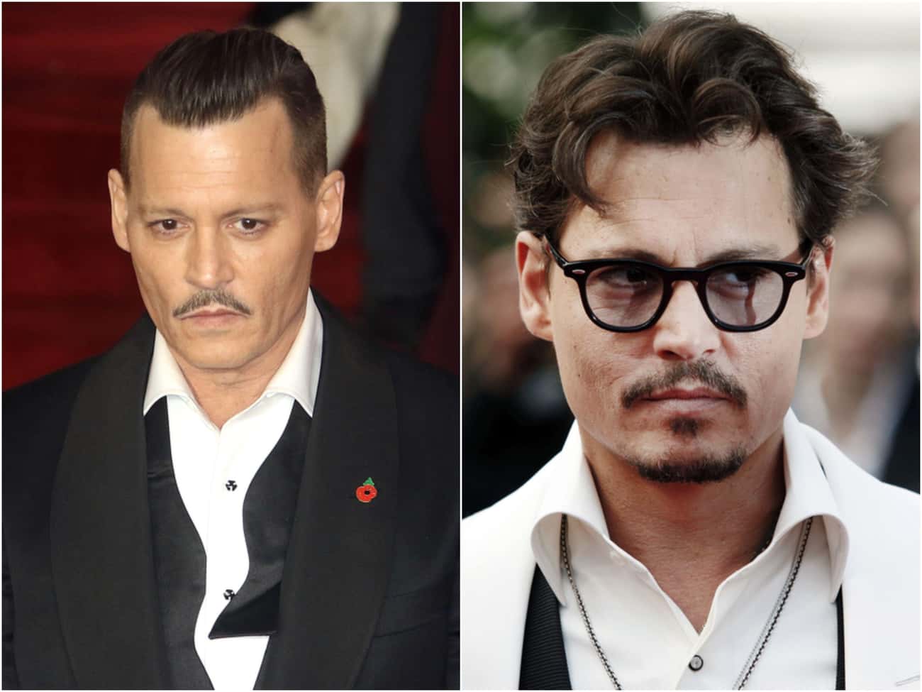 Actors With and Without Facial Hair