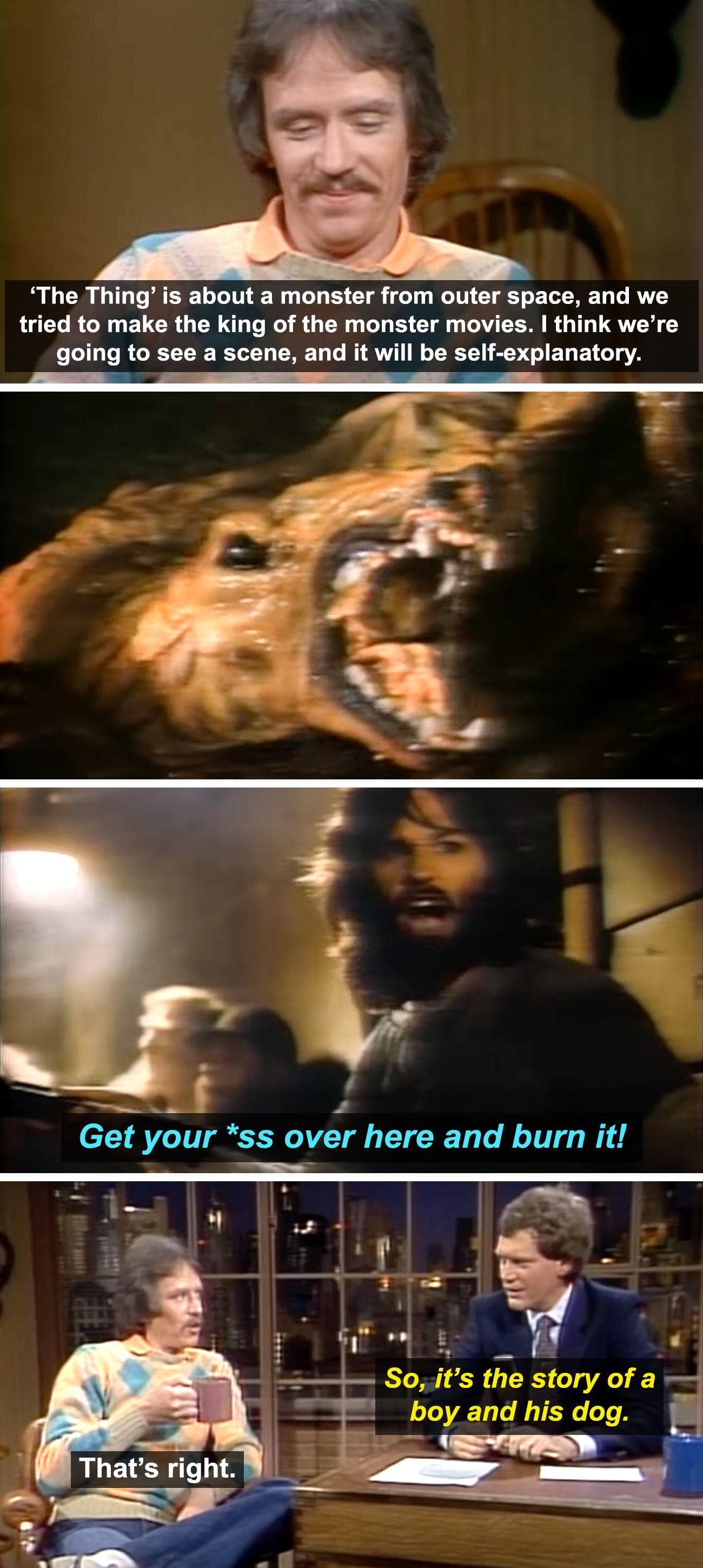 John Carpenter Shows A Clip Of 'The Thing'