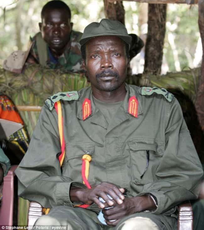 Joseph Kony is listed (or ranked) 7 on the list The Most Evil People Currently in Hiding