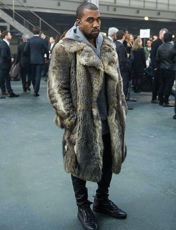 man in fur coat