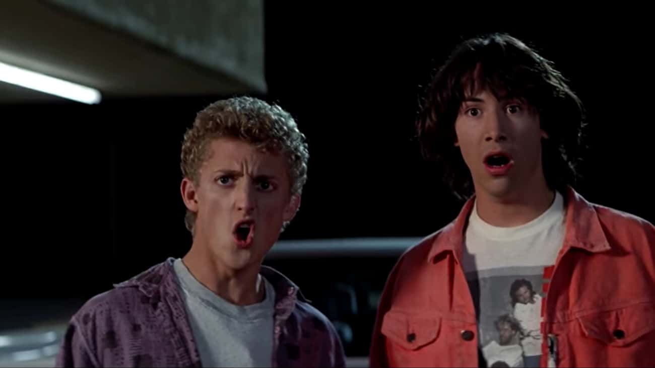 Keanu Reeves in Bill & Ted's Excellent Adventures actors