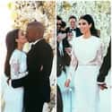 Kim Kardashian on Random Most Stunning Celebrity Wedding Dresses