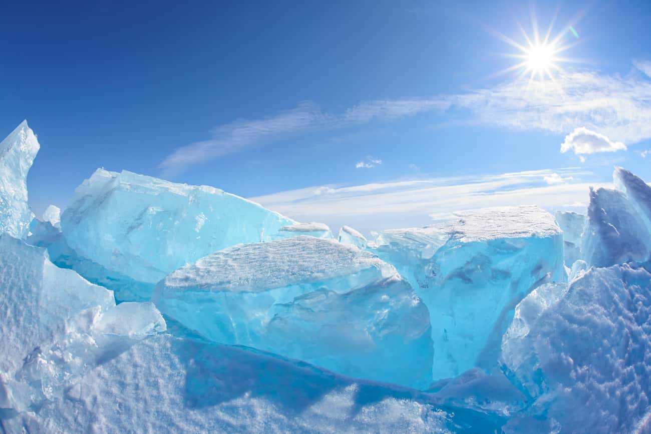 Ice On Lake Baikal, Russia