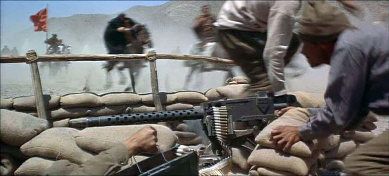 The Ottomans In ‘Lawrence Of Arabia’ Use A Machine Gun Not Used Until After WWI
