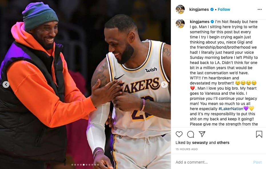 Random Heartbroken Athletes React To Kobe Bryant's Death