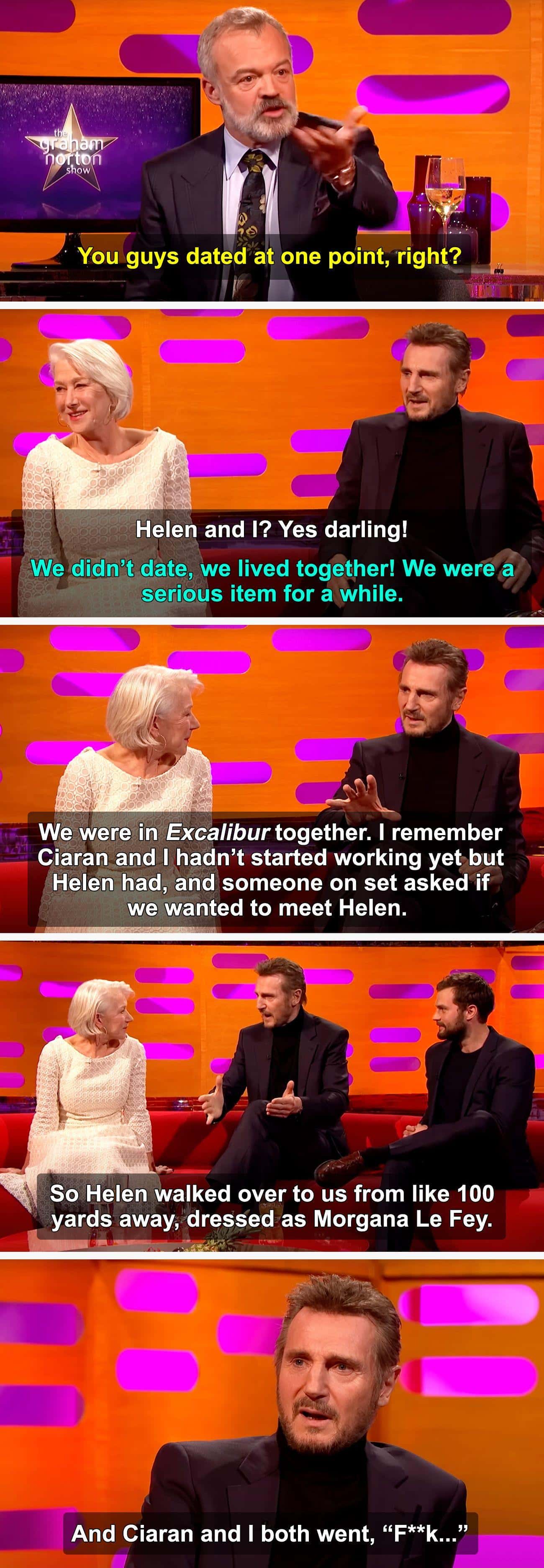 Liam Neeson Was Awestruck By Helen Mirren 