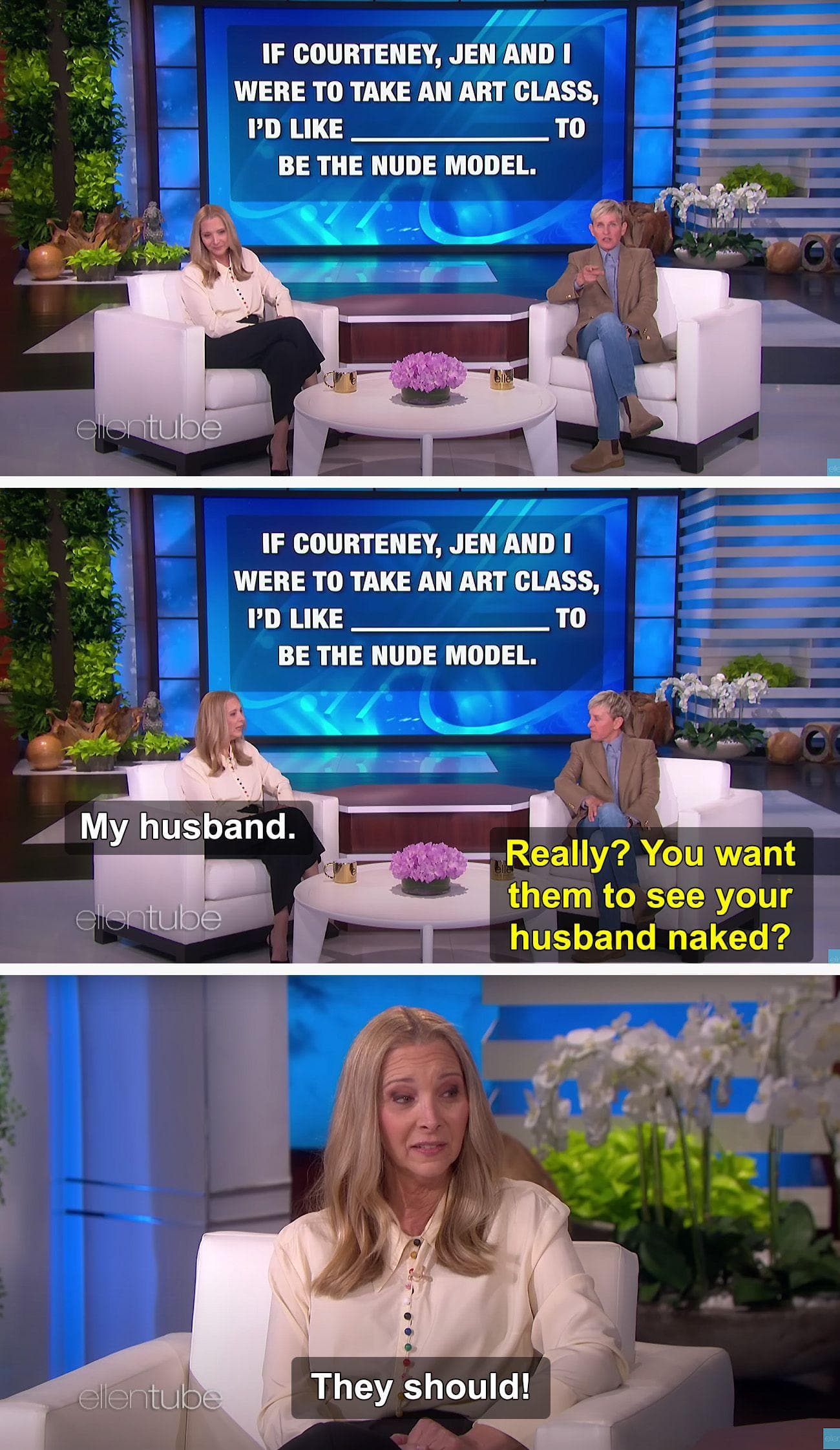 Lisa Kudrow Knows Her Husband Is Hot