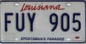 Louisiana on Random State License Plate Designs