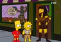 Lucy Lawless on Random Greatest Guest Appearances in The Simpsons History