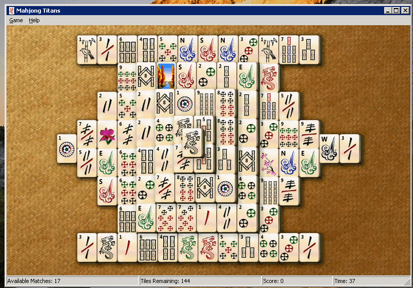 Mahjong Titans (2006) by Microsoft Game Studios / I-Play Windows game