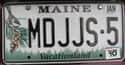 Maine on Random State License Plate Designs
