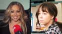 Mariah Carey on Random Pop Stars With And Without Makeup