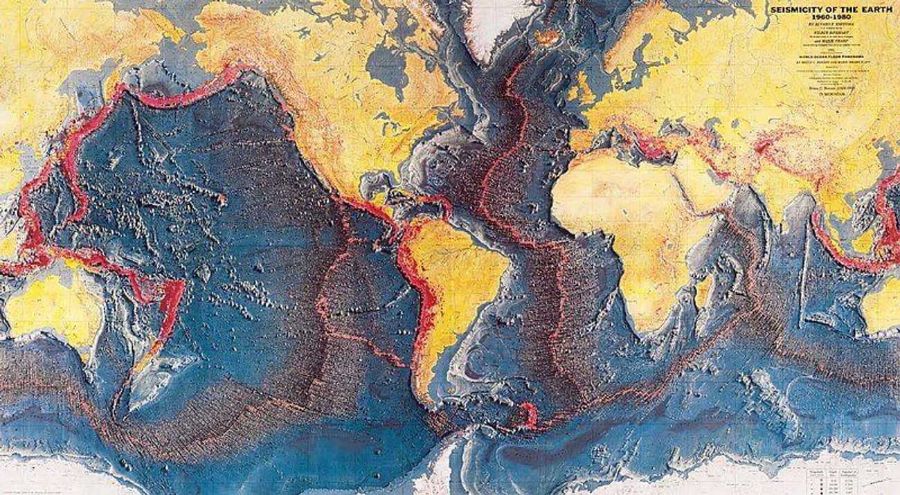 Marie Tharp's Map Of The Atlantic Ocean Floor Revolutionized Plate Tectonics