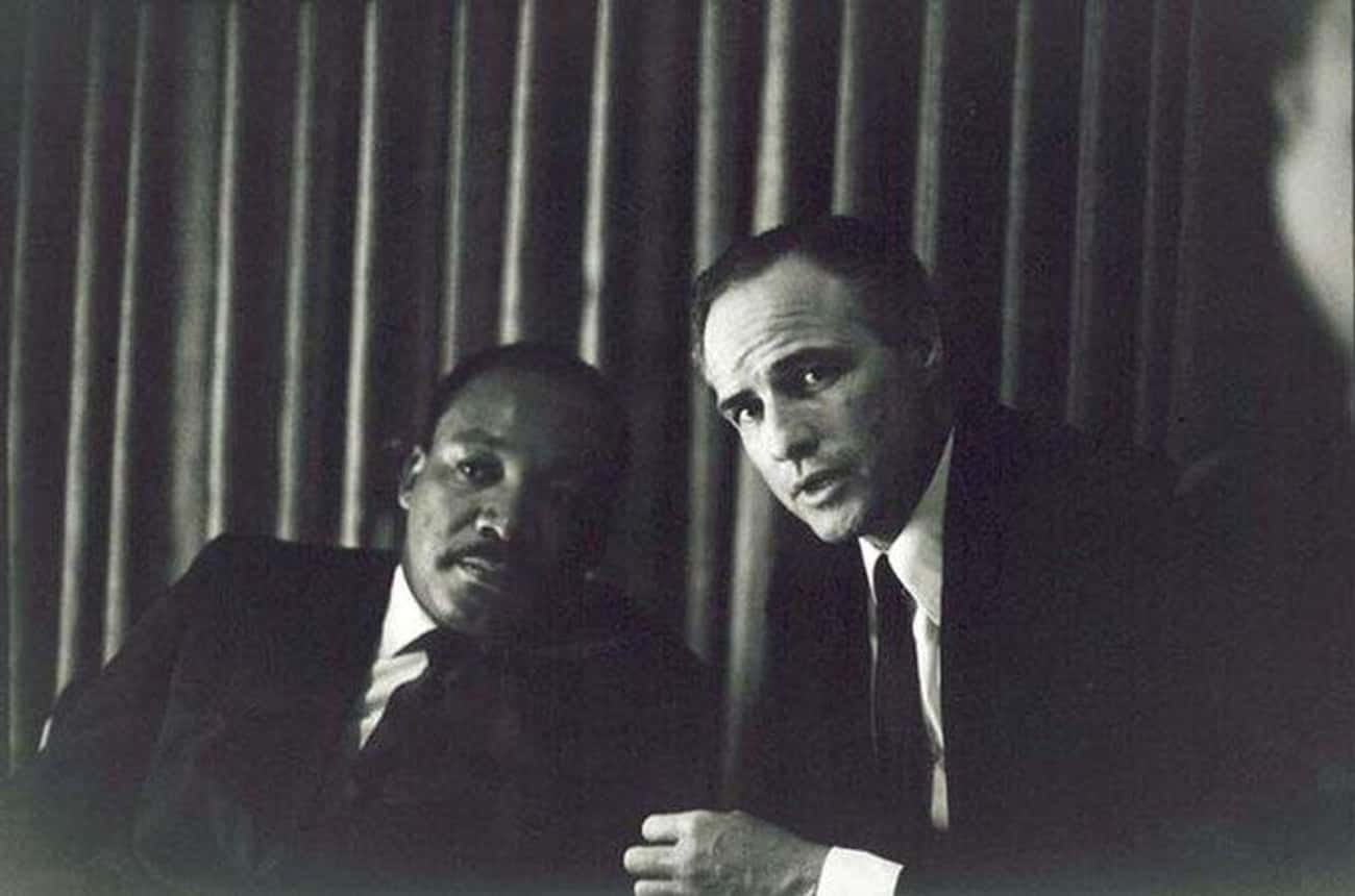 Martin Luther King, Jr. & Marlon Brando