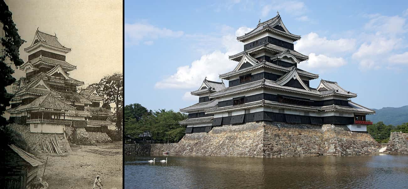 Matsumoto Castle (1910 & 2010)