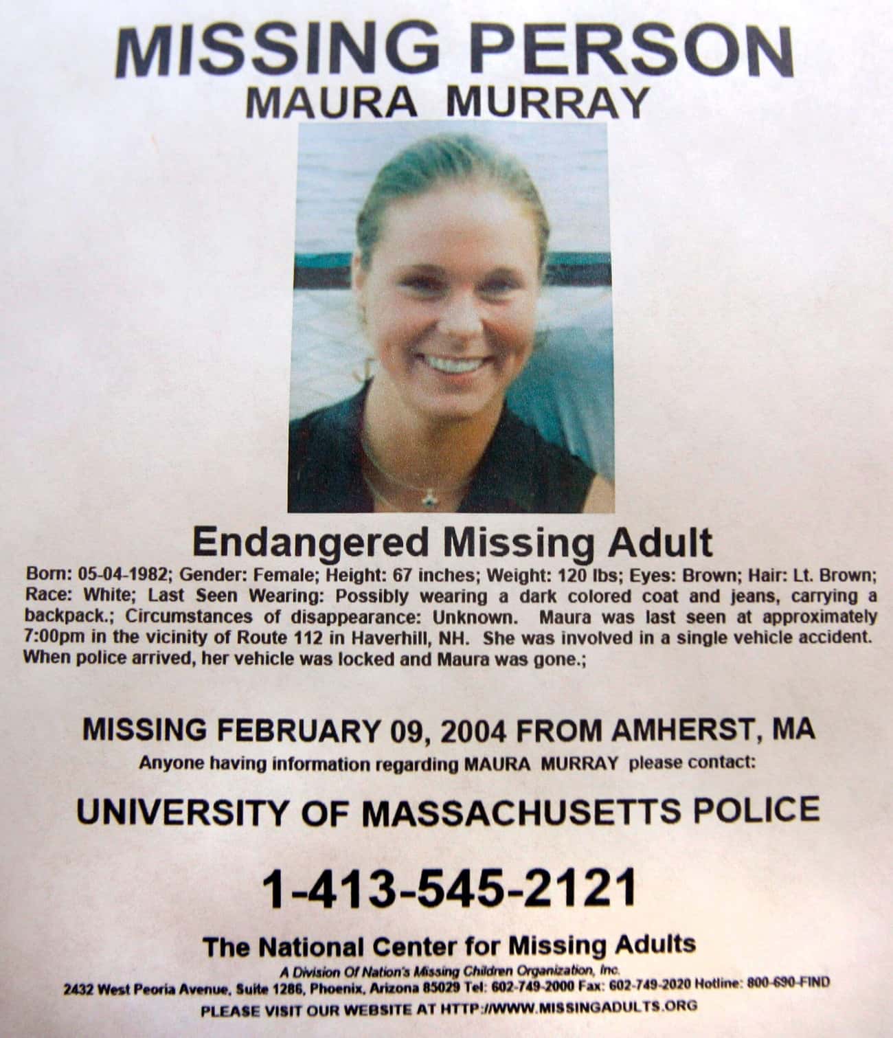 Maura Murray Reportedly 'Pleaded' With A Passerby To Not Call The Police After She Ran Into A Tree