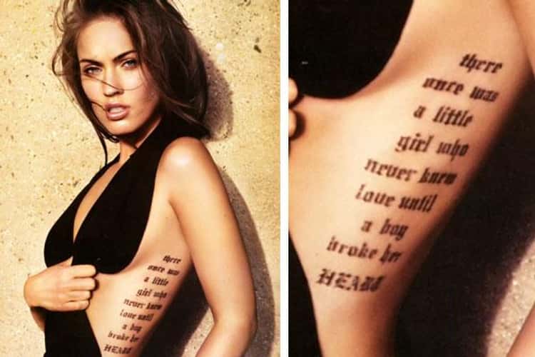 Top 25 Best Celebrity Tattoos | Female Tattooed Celebrities with Sexy Ink