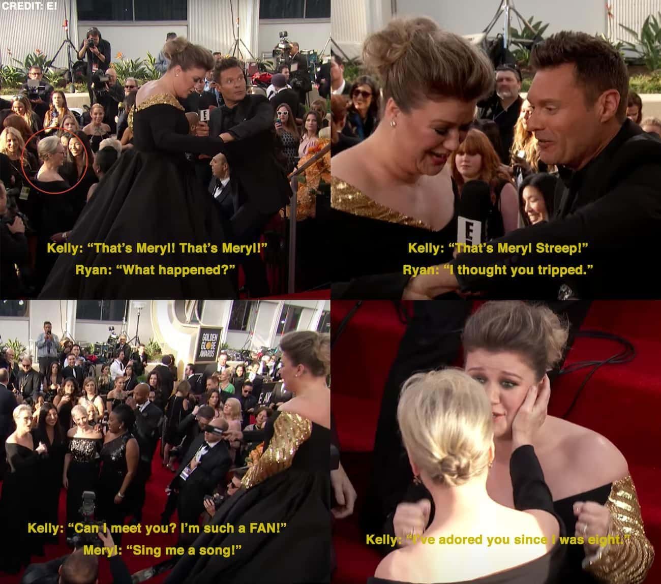 Kelly Clarkson Has To Express Her Adoration For Meryl Streep
