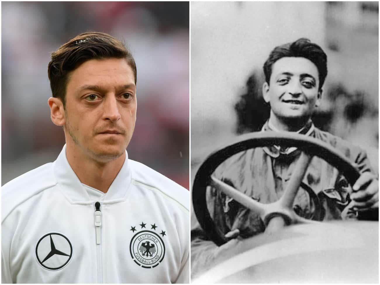 Soccer Star Mesut Ozil And Enzo Ferrari Could Be The Same Guy