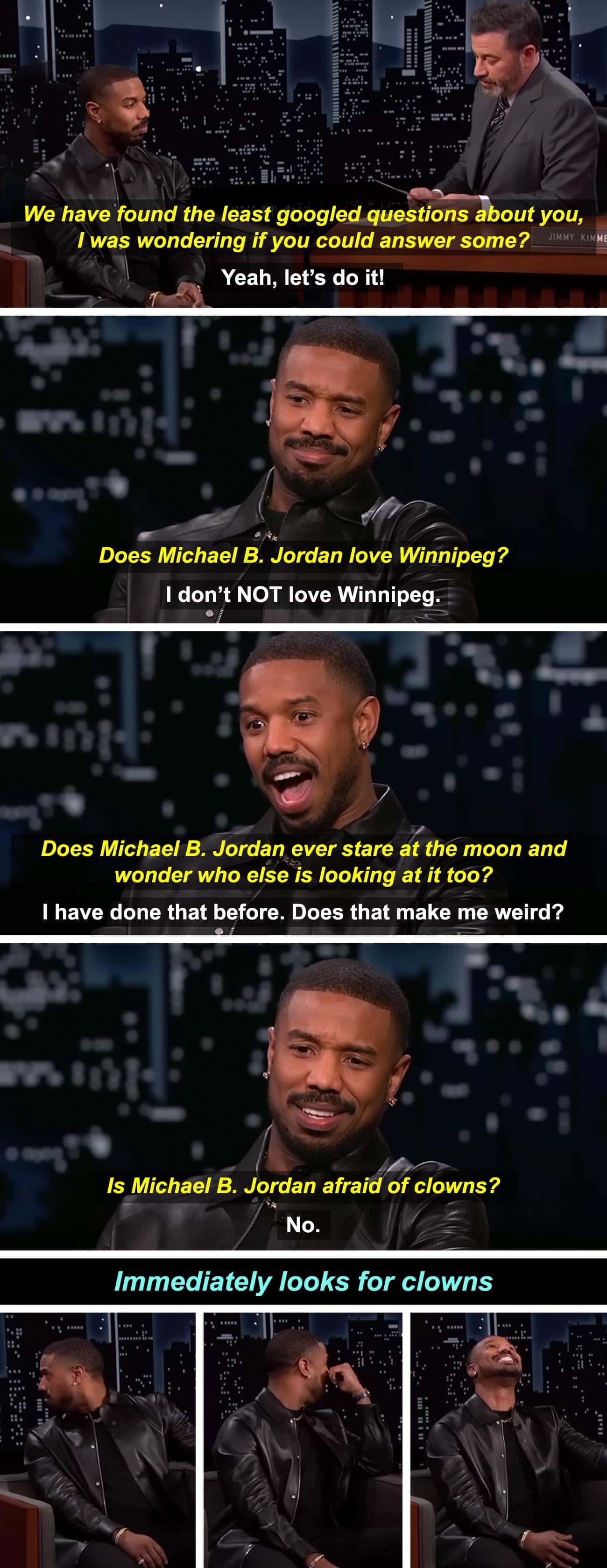 Michael B. Jordan Answers The Internet’s Least Asked Questions