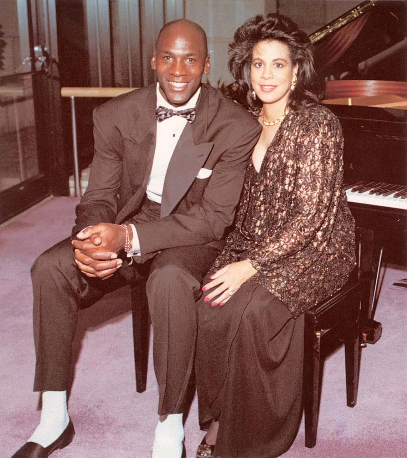 Michael Jordan & Juanita Vanoy