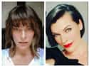 Milla Jovovich on Random Photos Of Celebrities With And Without Their Makeup
