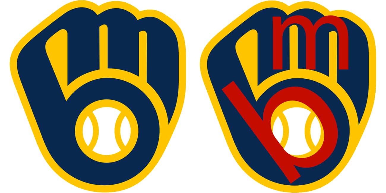 Milwaukee Brewers Logo Contains A Hidden 'M' And 'B'
