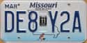 Missouri on Random State License Plate Designs