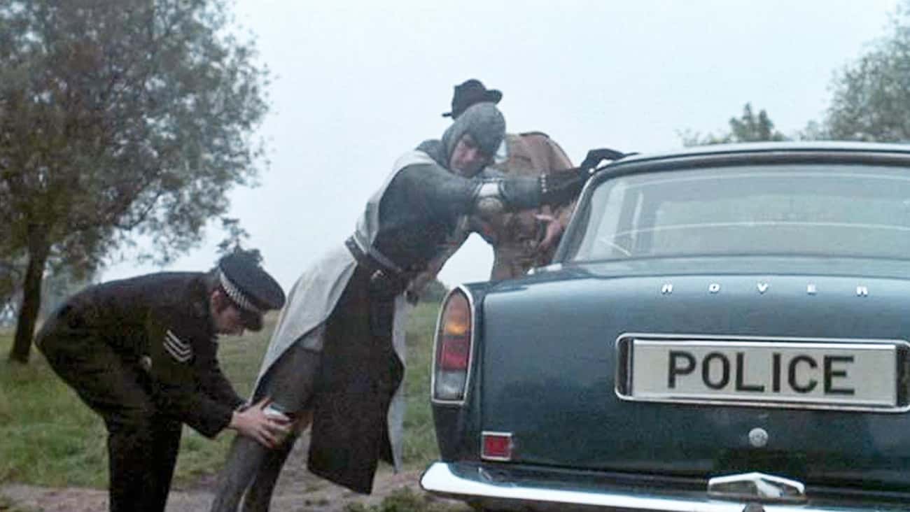 'Monty Python and the Holy Grail' Breaks The Fourth Wall Right Before A Major Action Scene