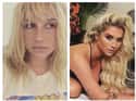 Kesha on Random Photos Of Celebrities With And Without Their Makeup
