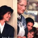 Robin Williams, Pierce Brosnan, Sally Field   Mrs. Doubtfire is a 1993 American comedy-drama film directed by Chris Columbus, based on the novel Alias Madame Doubtfire by Anne Fine.