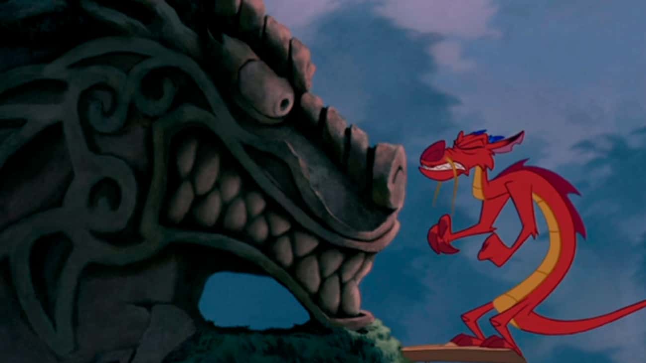 Mushu Couldn't Wake The Great Stone Dragon Because It's Not The Real Deal... But Mushu IS