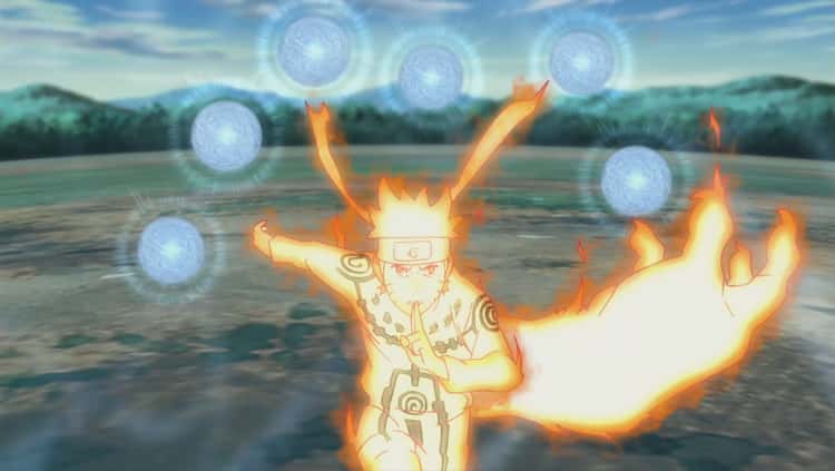 Can the Rasengan be changed into other chakra natures like fire