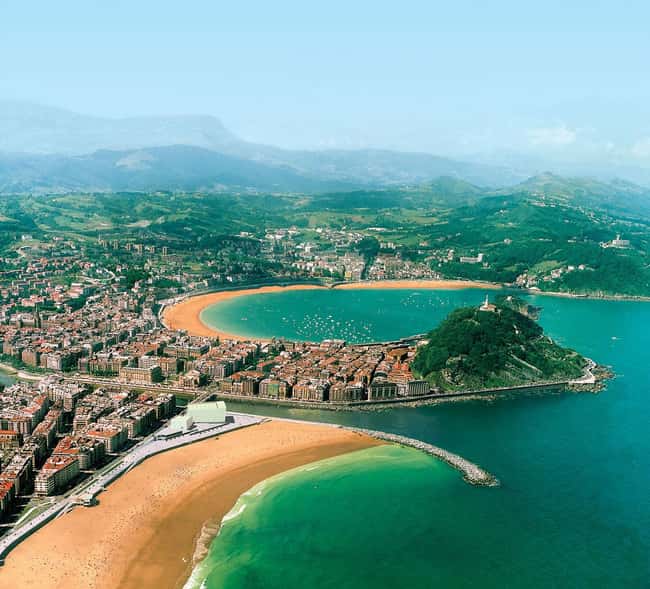 San Sebastián is listed (or ranked) 23 on the list The Most Beautiful Cities in the World