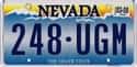 Nevada on Random State License Plate Designs