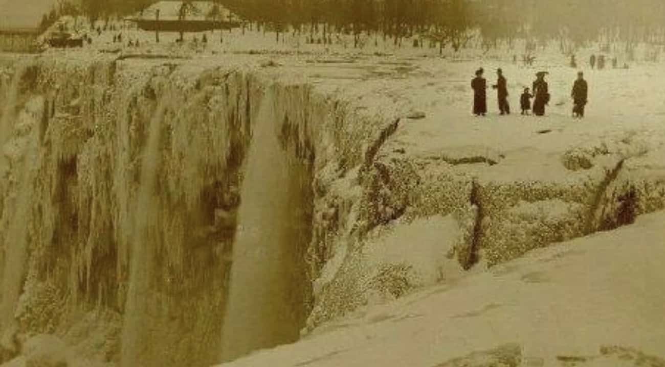 Iced-Over Niagara Falls, 1911