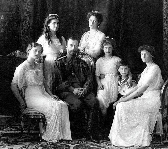Nicholas II Of Russia, His Wife, And Five Children Were Brutally Slain In A Basement