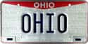 Ohio on Random State License Plate Designs