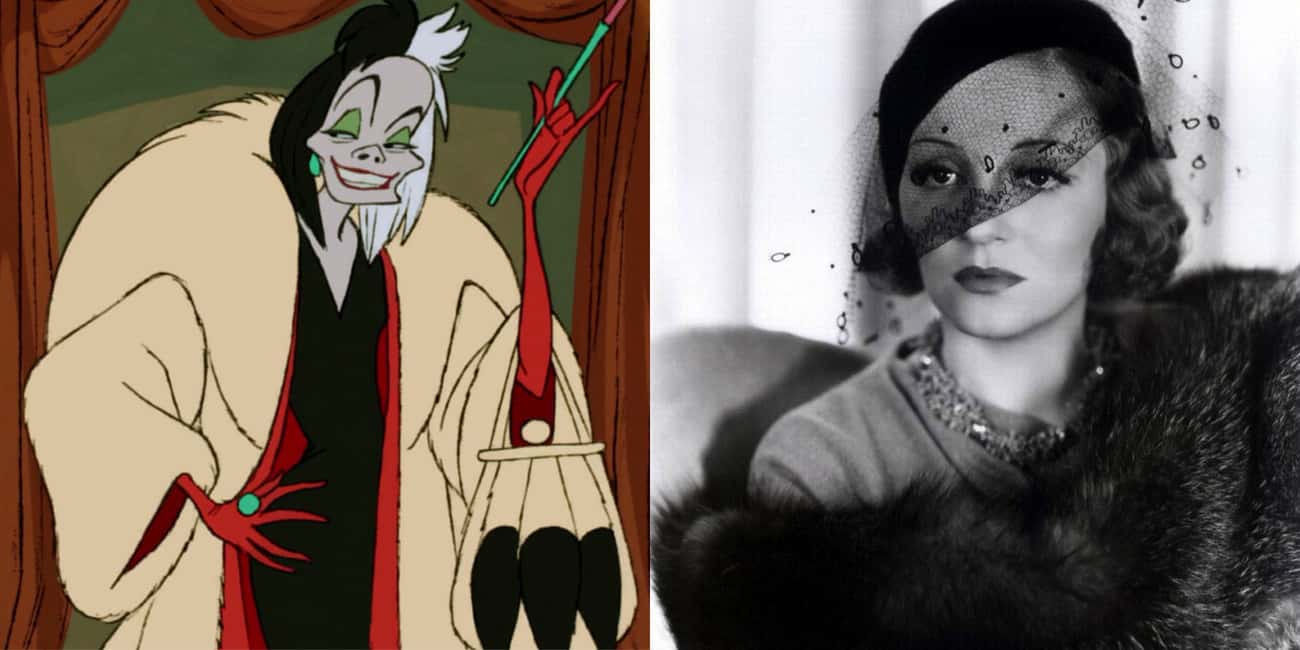 Cruella de Vil's Eccentricity Was Inspired By An Actress From The '40s and '50s Who Was Truly Larger Than Life