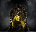 Walter White on Random Famous People Sitting On The Iron Throne