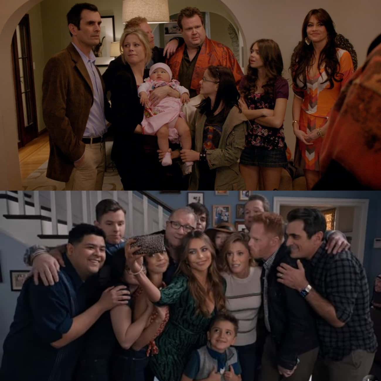 'Modern Family' Season 1 Ends With A Family Portrait That No One Wants To Do; The Series Ends WIth A Family Photo Where No One Wants To Leave