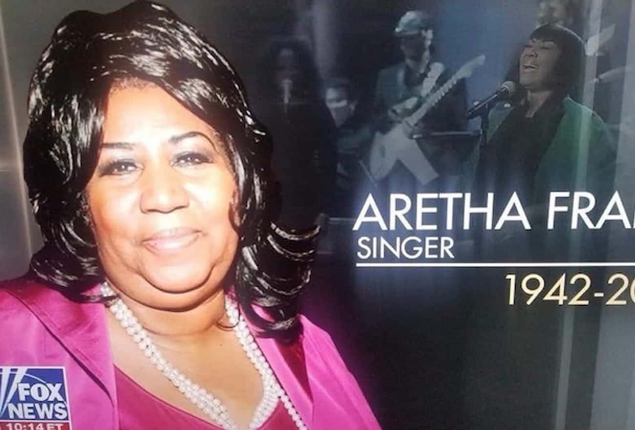 Fox News Used A Photo Of Patti LaBelle In Their Aretha Franklin Tribute